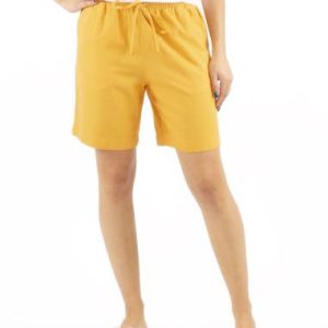 Short lin viscose ceinture élastique